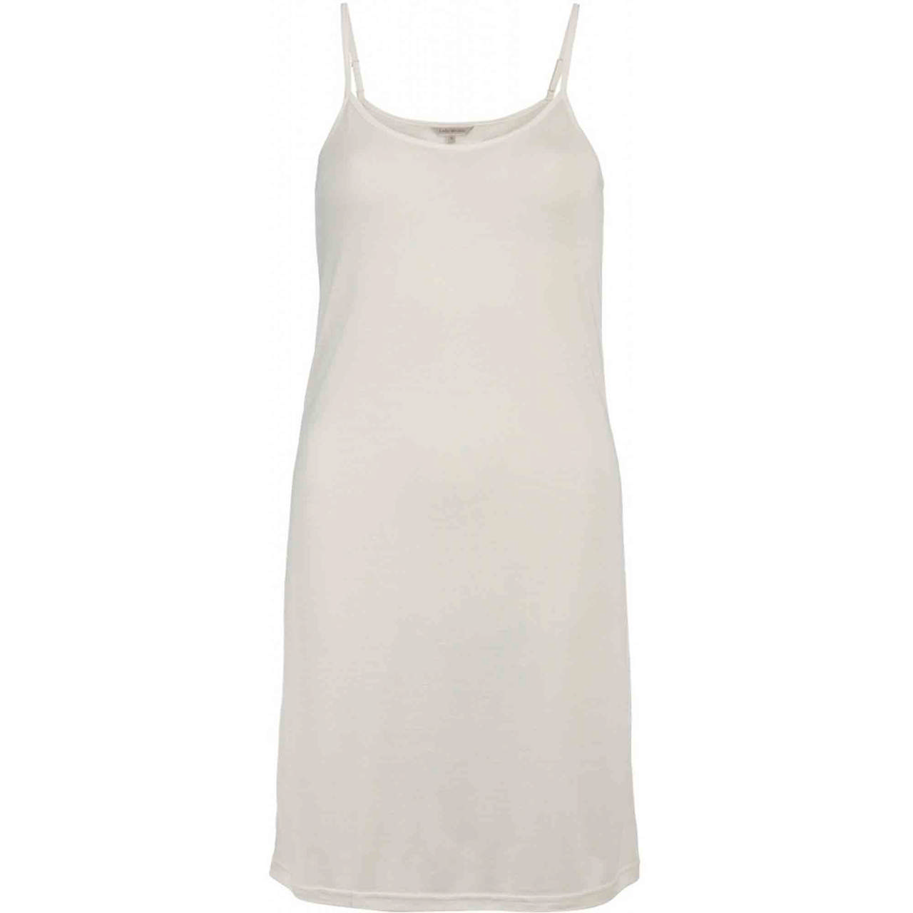 Silk Jersey Underklänning Off-White