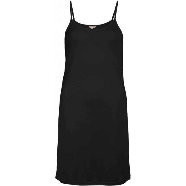 Silk Jersey Underklänning Black