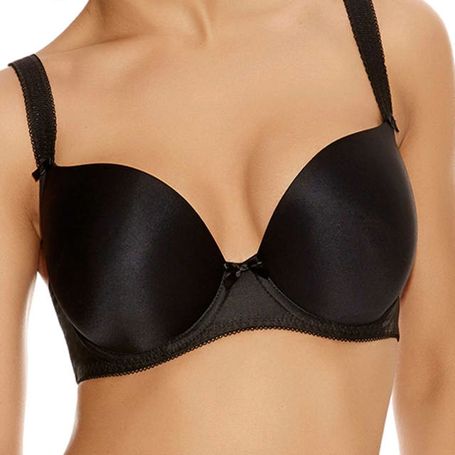 Deco Plunge T-shirt Bh Black