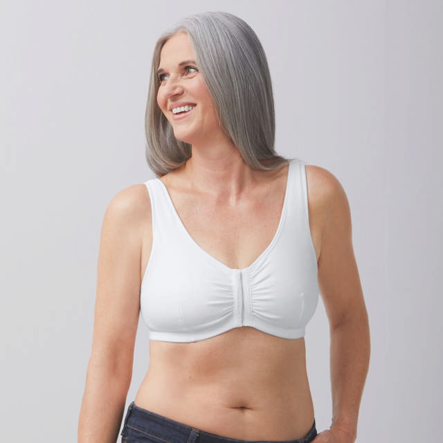 Fleur Framknäppt Protes Bh Vit