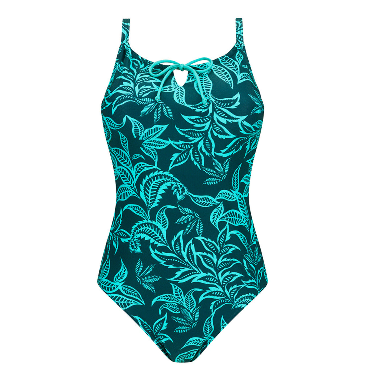 Salerno Baddräkt Med Protesficka Deep Emerald/Light Jade