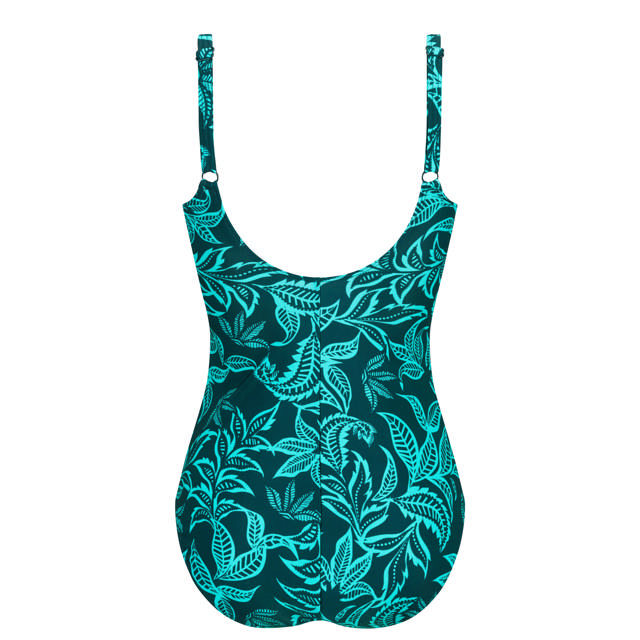 Salerno Baddräkt Med Protesficka Deep Emerald/Light Jade