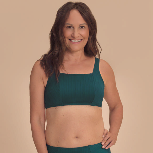 Treviso bikinitop Med Protesficka Deep Emerald