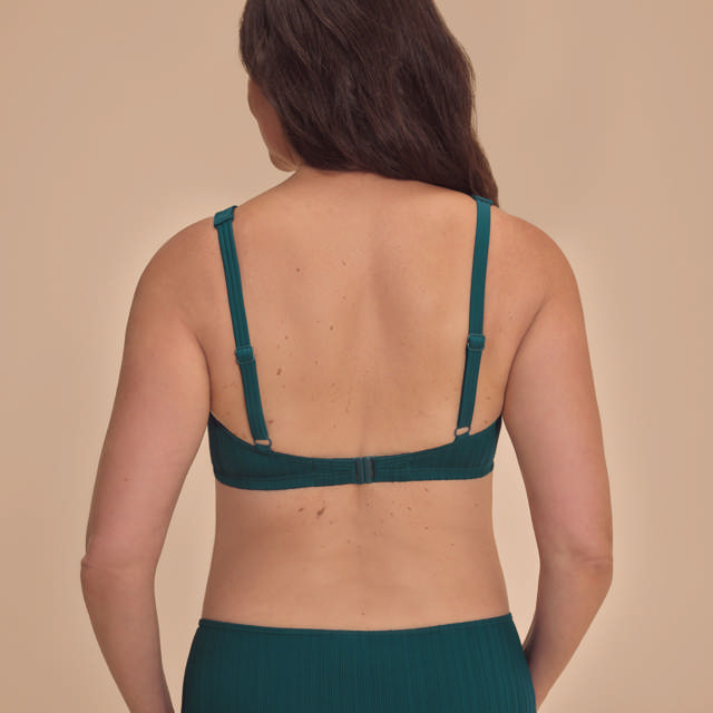 Treviso bikinitop Med Protesficka Deep Emerald