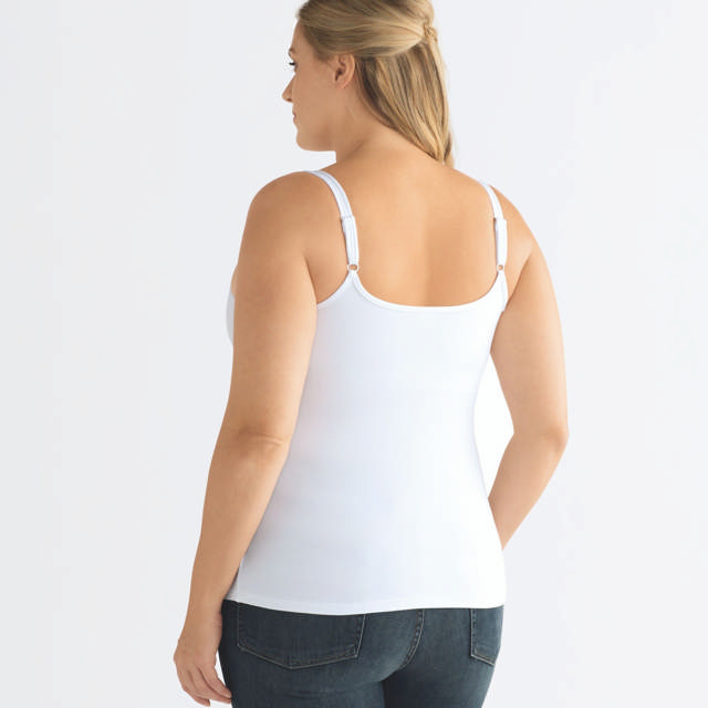 Valletta Linne Med Protesficka Vit