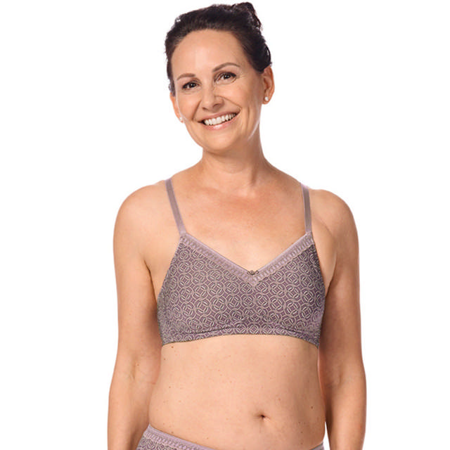 Liz Protes Bh Vadderad Mauve/Multi