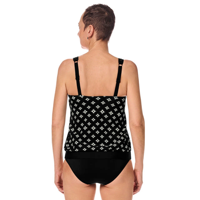 Palermo Tankini Black/Off White