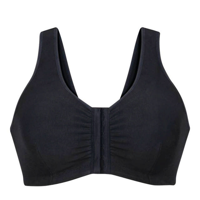 Hazel Framknäppt bh Svart