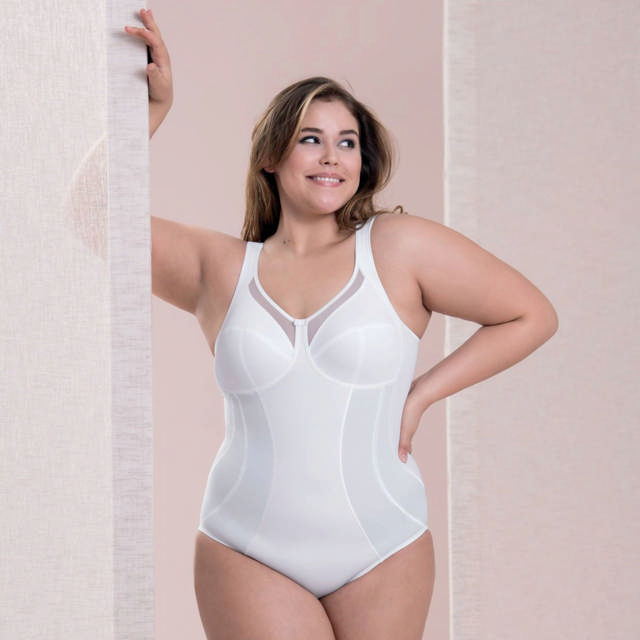 Clara Corselet Utan Bygel White