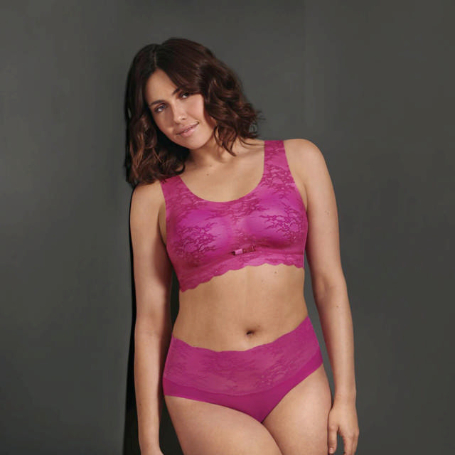 Essential Lace Bralette Candy Pink