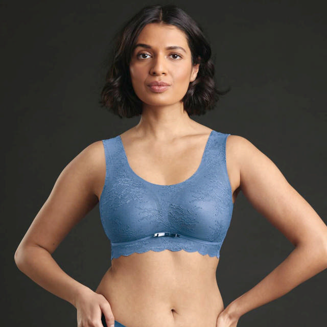 Essential Lace Bralette Blue Heaven