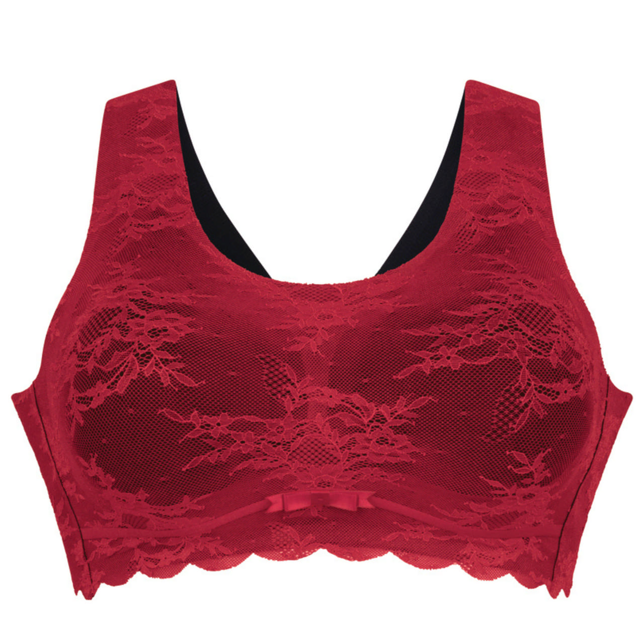 Essential Lace Bralette Red