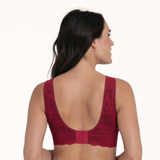 Essential Lace Bralette Red