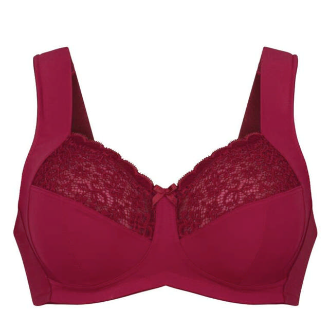 Havanna Support Bh Utan Bygel Dark Red