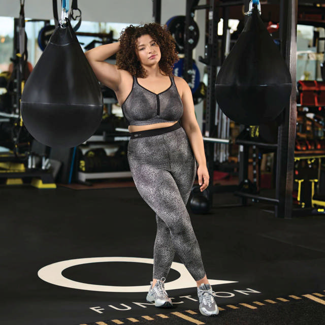 Sport Tights Massage Plus Bubble Grey