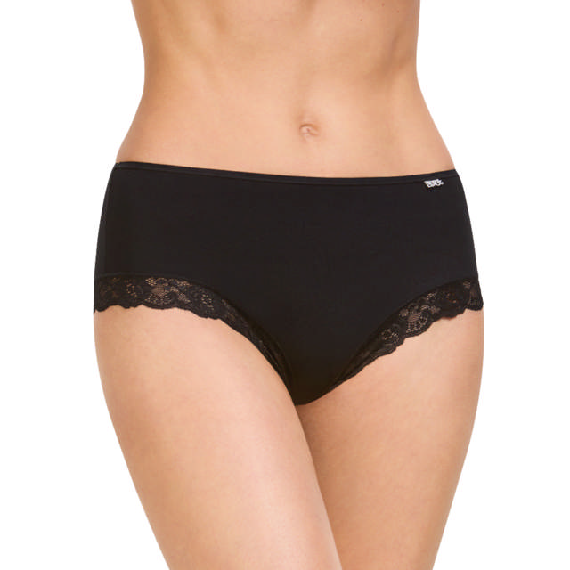 Hotpants Bomull Spets Svart