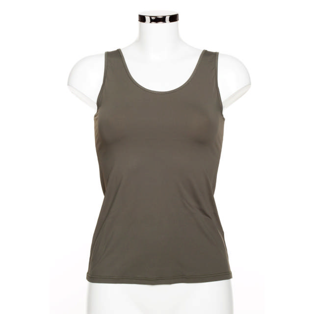 Linne i Mikrofiber Khaki