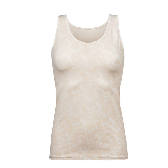 Linne i Mikrofiber Flower Champagne