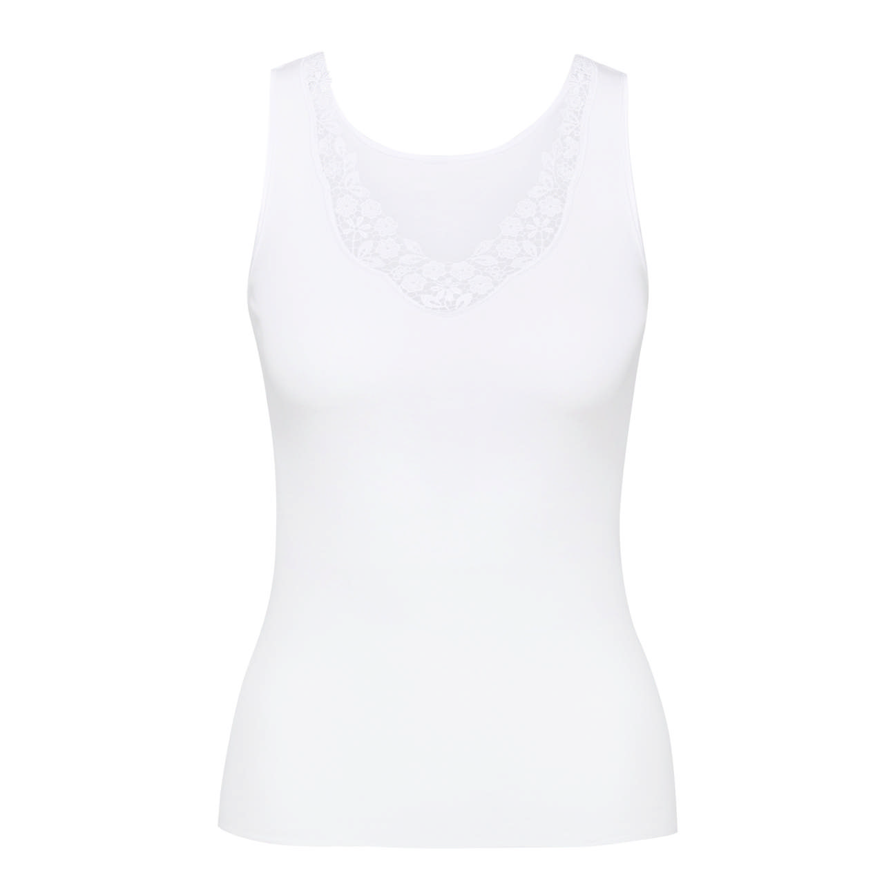 Feminin Sense Tank Top White