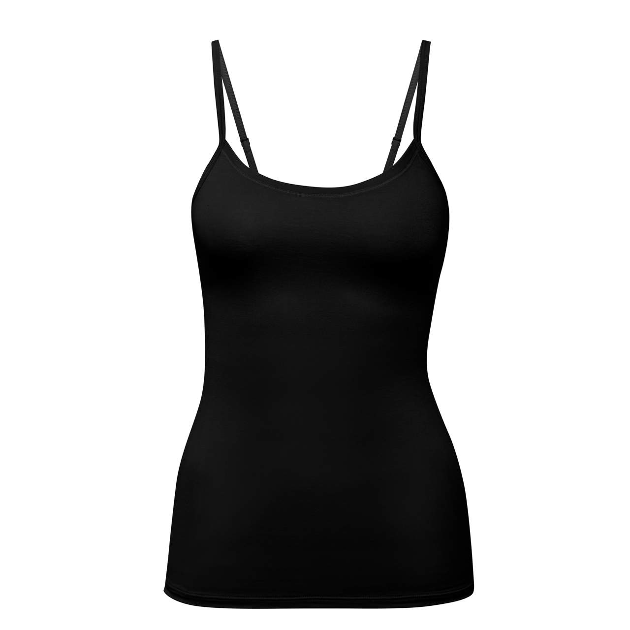 Natural Comfort Spagetti top Black