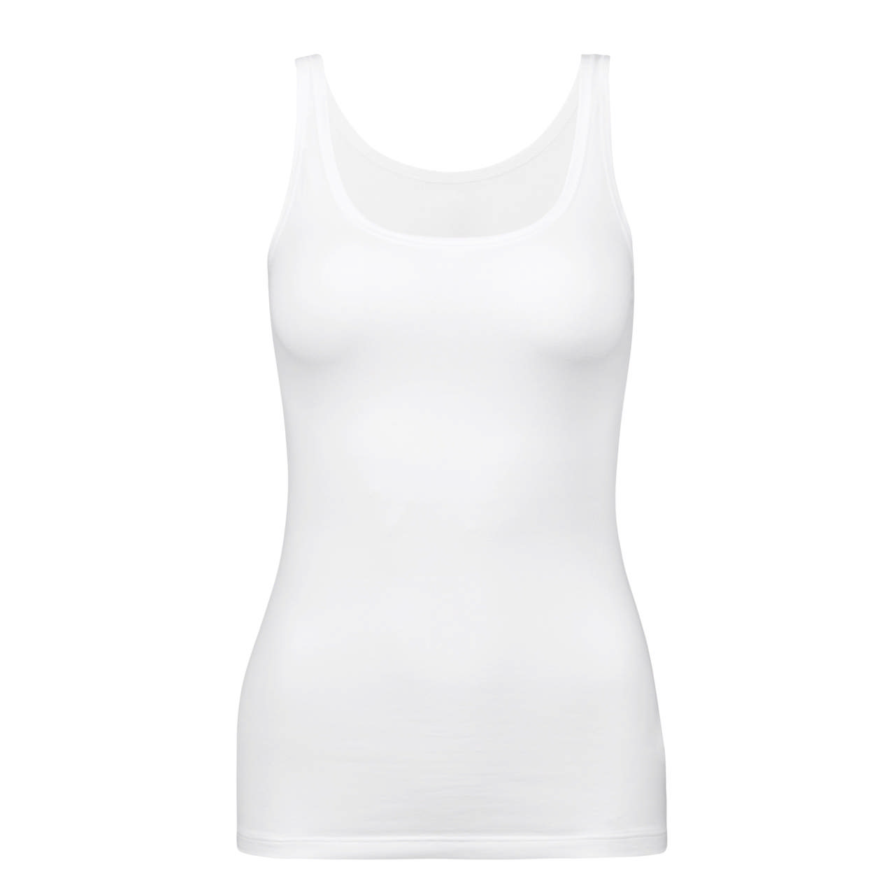 Natural Comfort Tank Top White