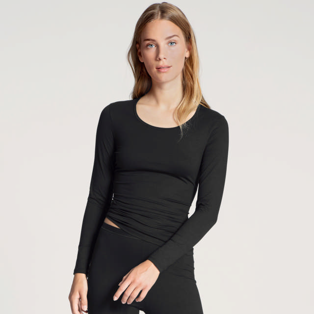 Natural Comfort Top Long-Sleeve Black