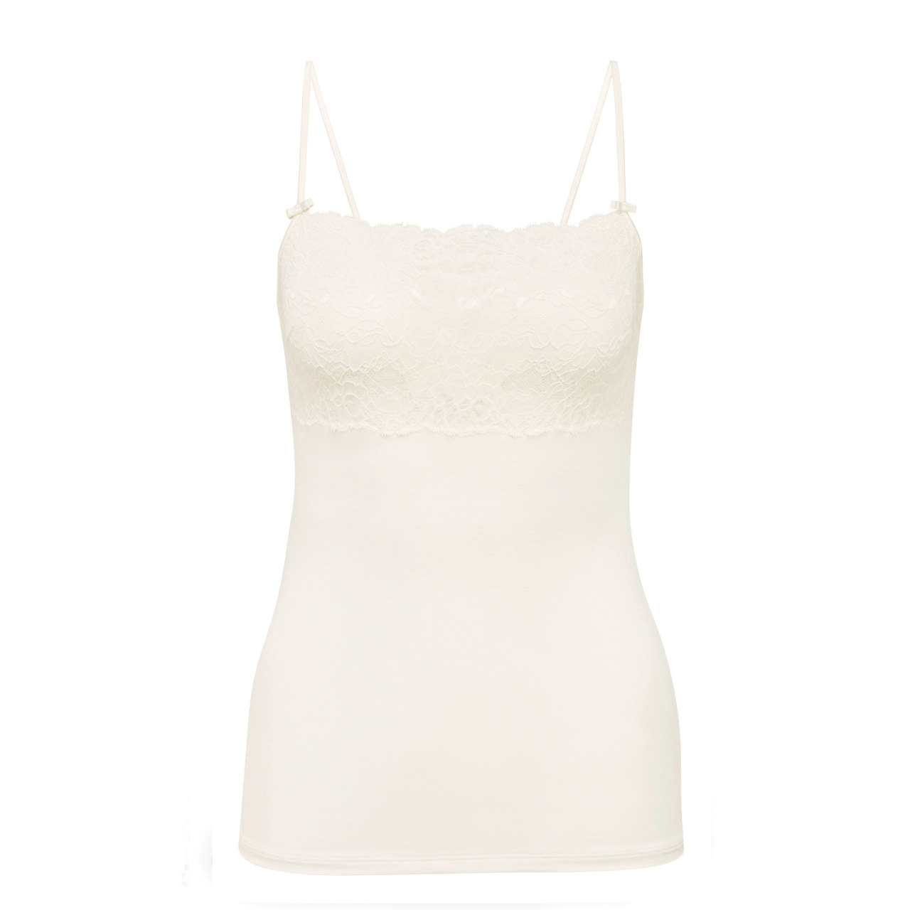 Sensual Secrets Spagetti Top Alabaster Crème