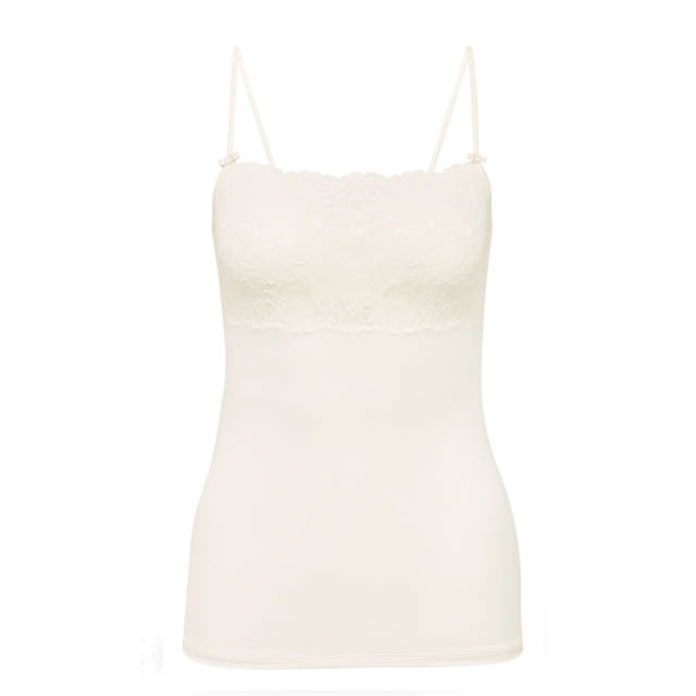 Sensual Secrets Spagetti Top Alabaster Crème