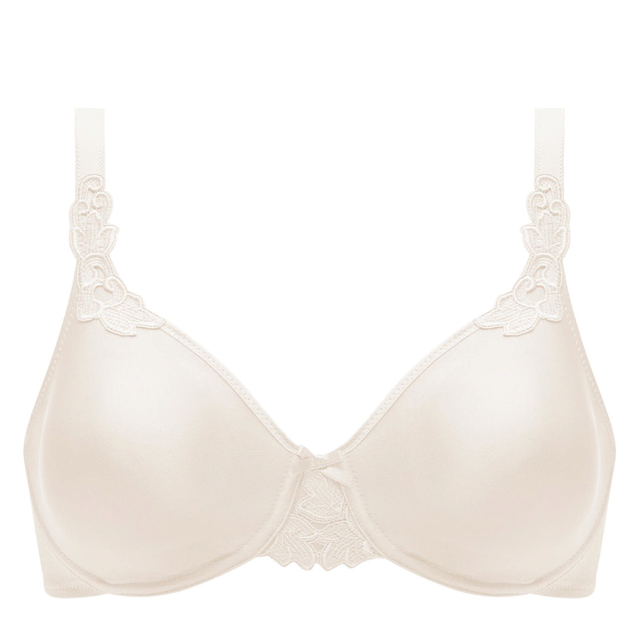 Hedona ovadderad bh med bygel ivory