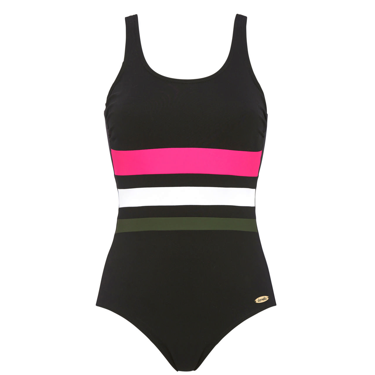 Annabella Baddräkt Klorresistent Black/Cherry