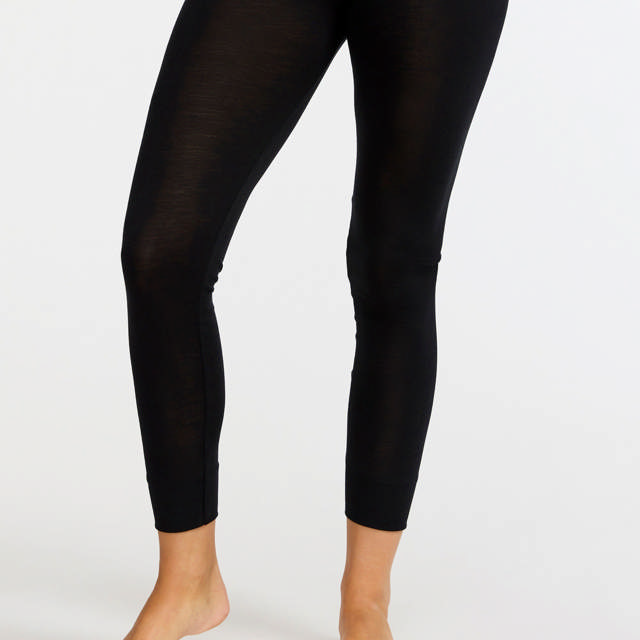 Wilma Leggings ull/siden Black