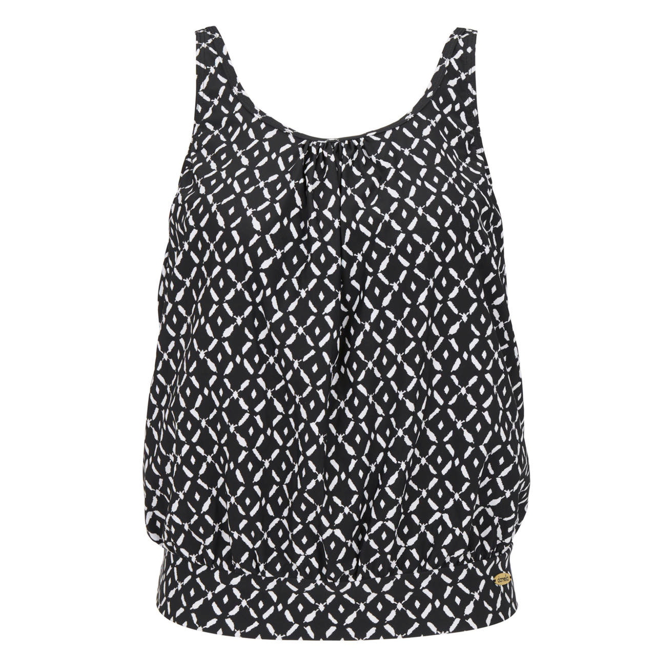 Milos Island Cate Tankini Black/White