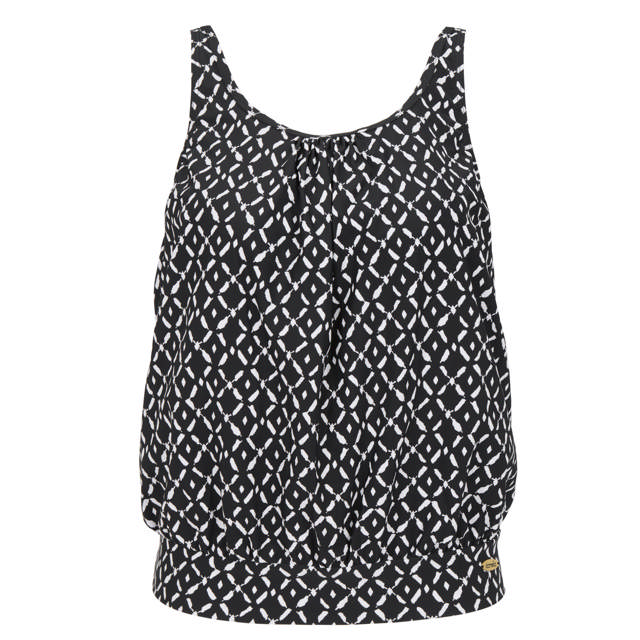 Milos Island Cate Tankini Black/White