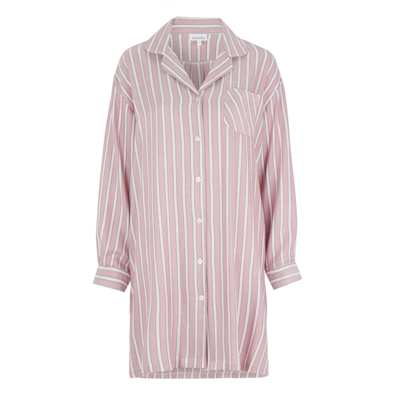 Nattskjorta Lång Ärm Vintage Rose