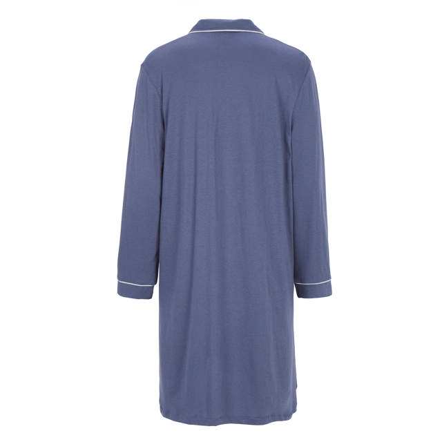 Nattskjorta Lång Ärm Blueberry