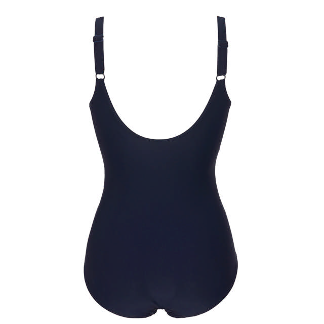 Julia  Baddräkt Bygelfri Palm Leaves Navy