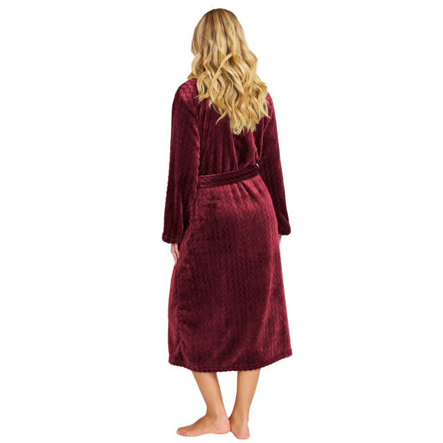 Rock Jaquardfleece Sjalkrage Berry