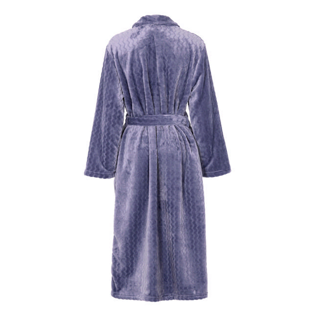 Rock Jaquardfleece Sjalkrage Blueberry