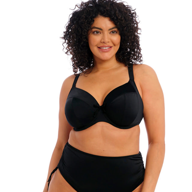 Plain Sailing Bikini-Bh Plunge Black