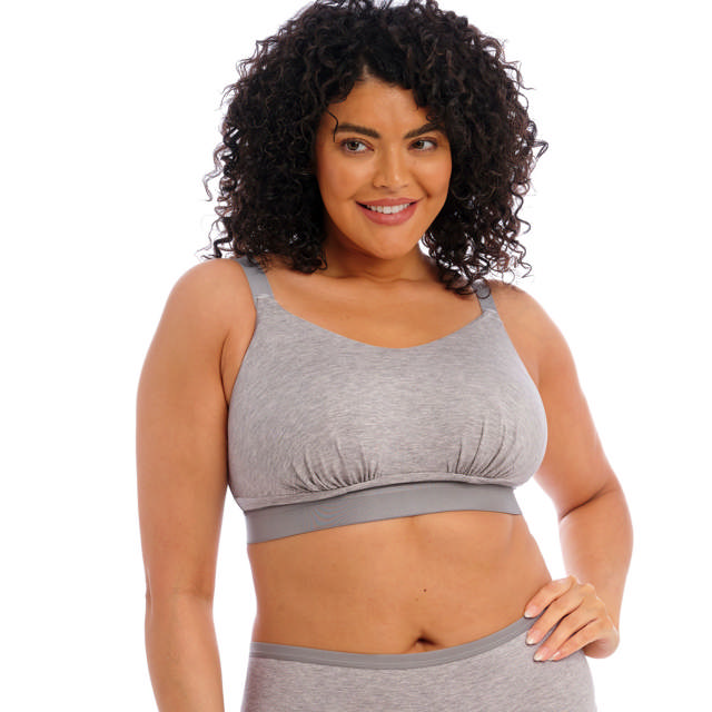 Downtime Bralette Utan Bygel Grey Marl