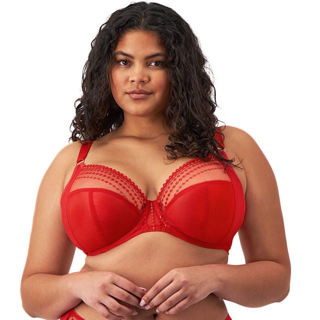 Matilda Plunge Bh Haute Red