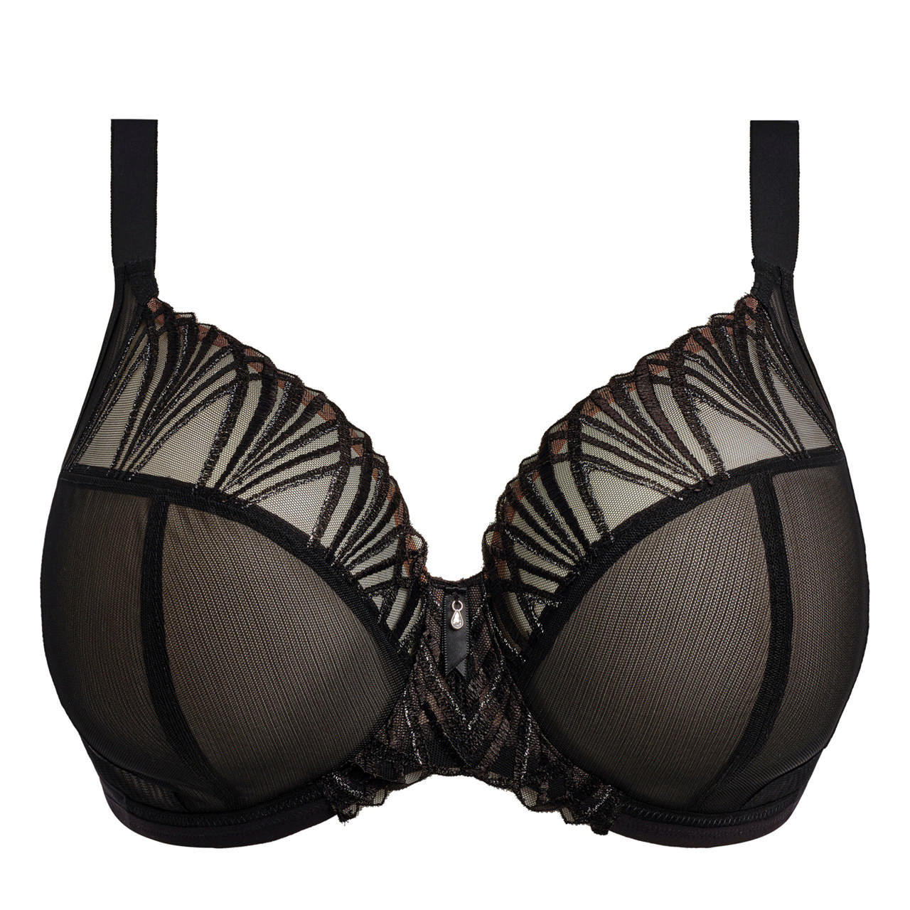 Reja Plunge Bygel Bh Black