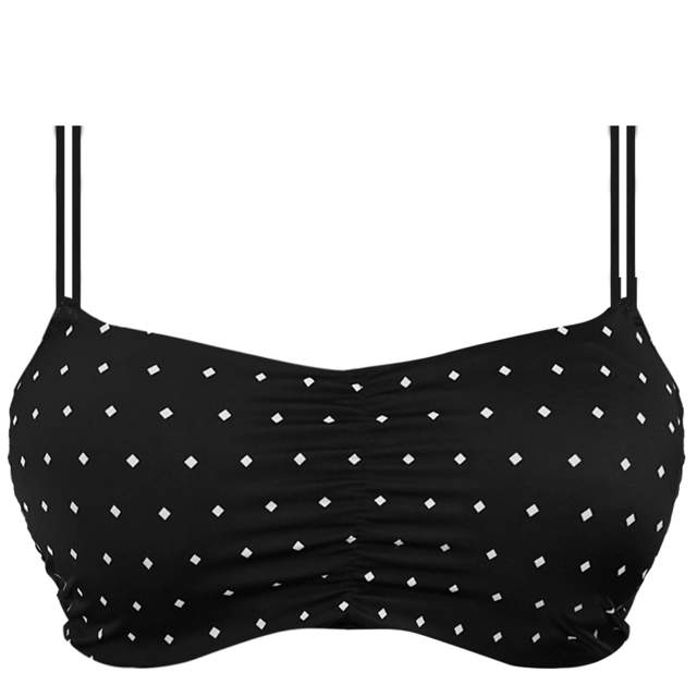 Jewel Cove Bikini top Bralette Black