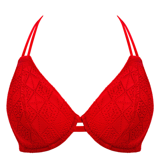 Nomad Nights Bikini-Bh Halter Lava