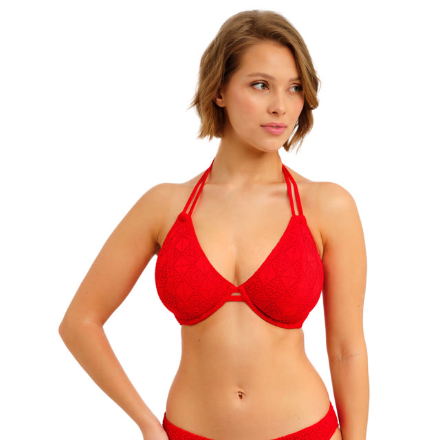 Nomad Nights Bikini-Bh Halter Lava