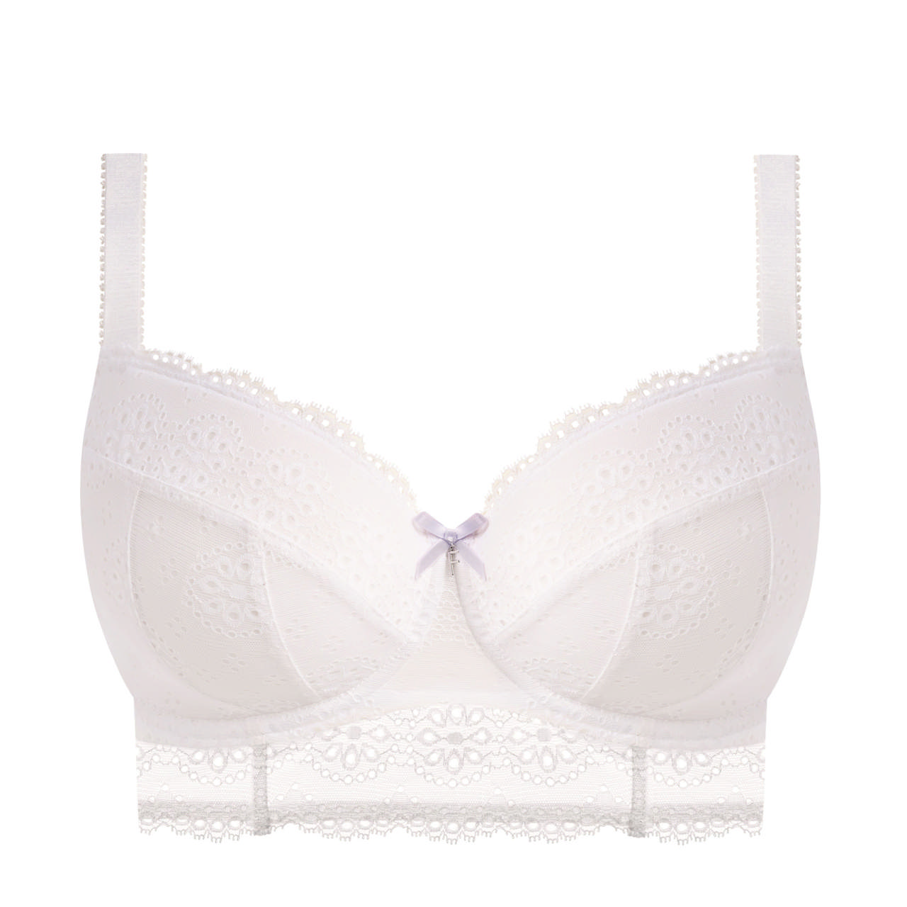 Posie Longline Vadderad White