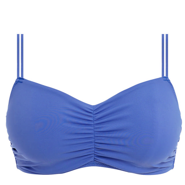 Jewel Cove Bikini top Bralette Plain Azure