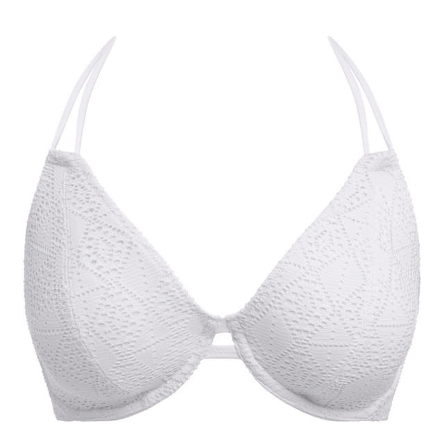 Nomad Nights Bikini-Bh Halter White