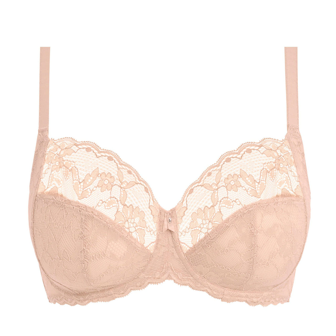 Offbeat Ovadderad Balconette Bh Natural Beige