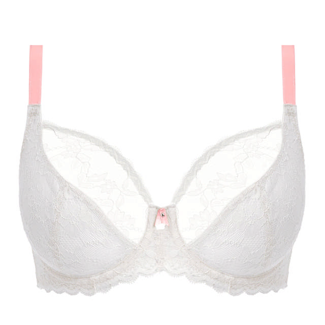 Offbeat Ovadderad Plunge Bh White